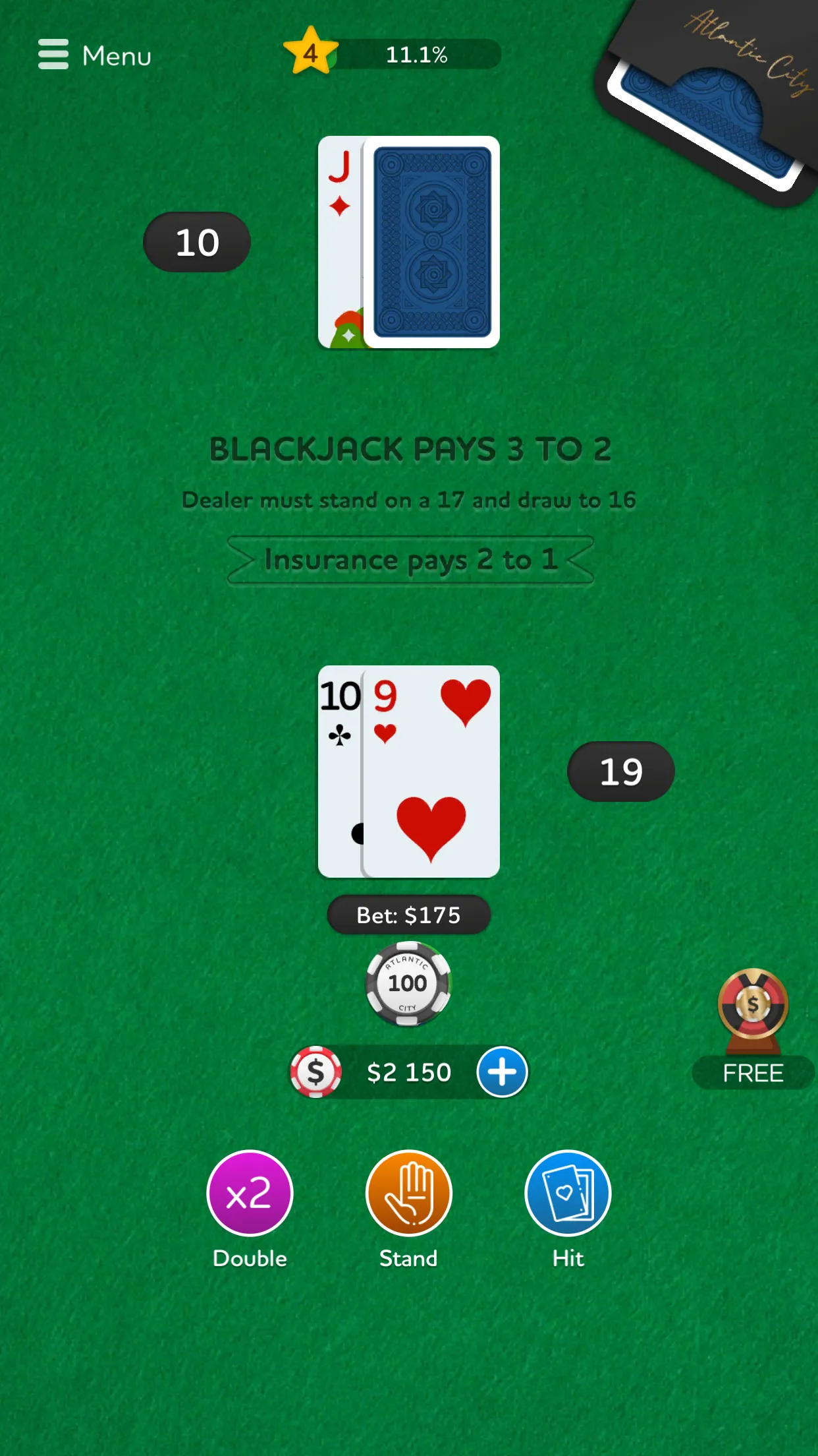 Blackjack - Casino Card Game | Indus Appstore | Screenshot