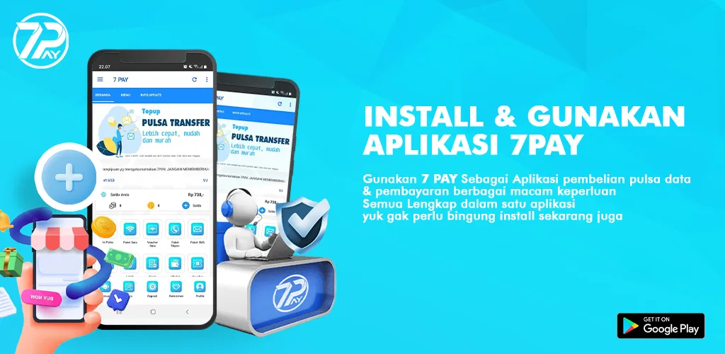 7PAY: Pulsa dan Paket Internet | Indus Appstore | Screenshot