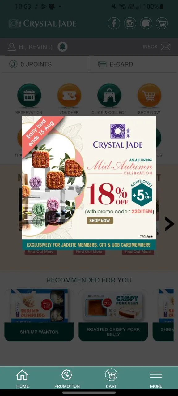 Crystal Jade SG | Indus Appstore | Screenshot