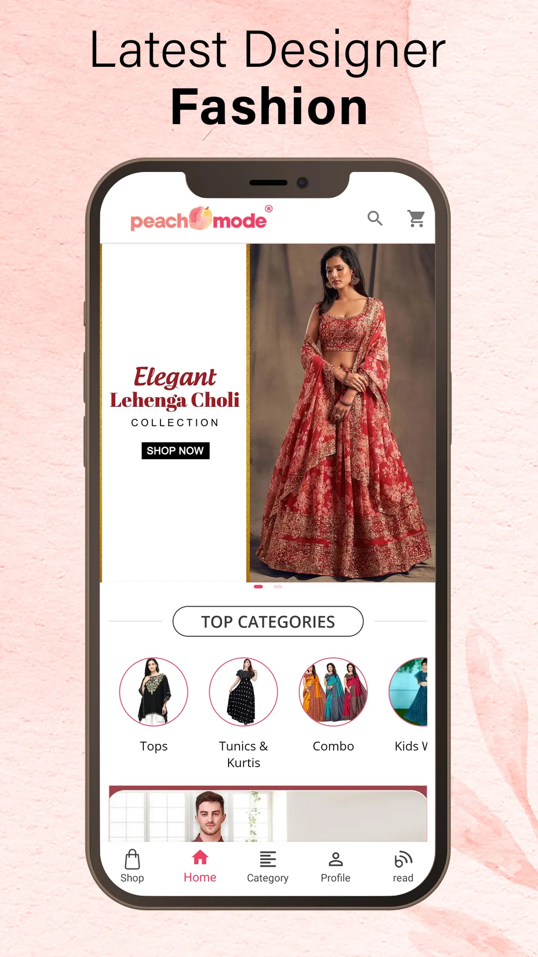 Peachmode Online Shopping | Indus Appstore | Screenshot