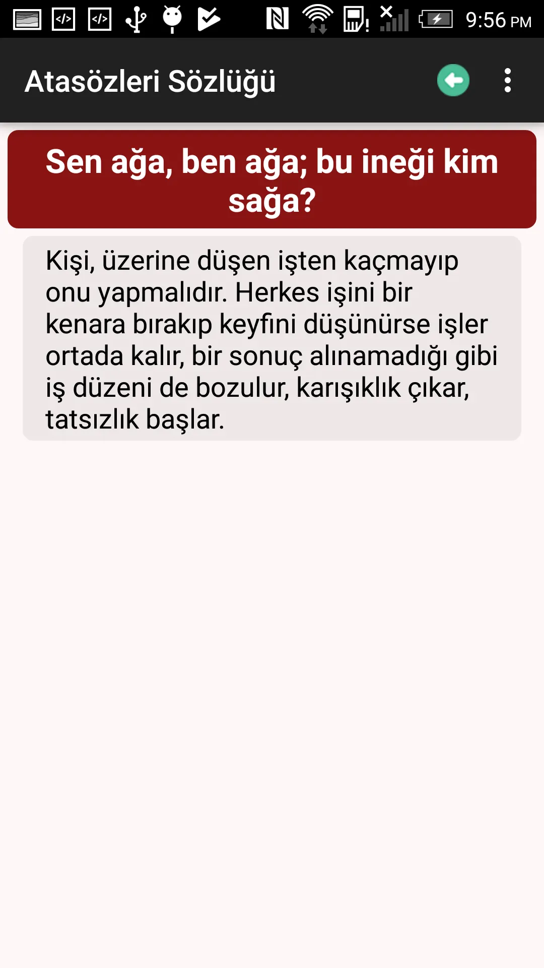 Atasözleri Sözlüğü | Indus Appstore | Screenshot