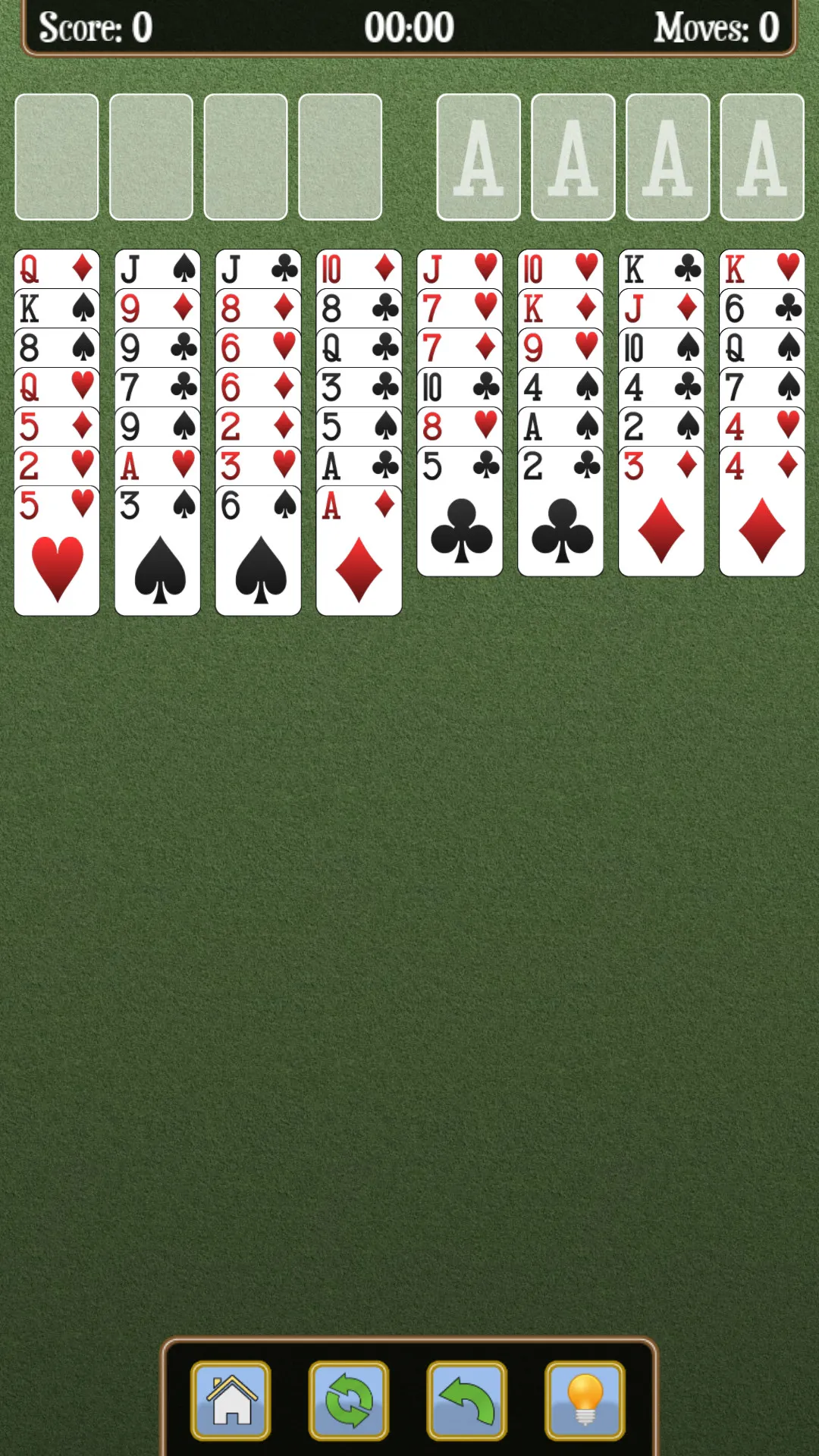 FreeCell Solitaire | Indus Appstore | Screenshot