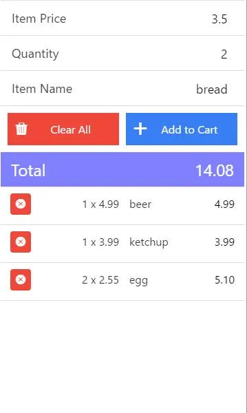 Simple Shopping Calculator | Indus Appstore | Screenshot