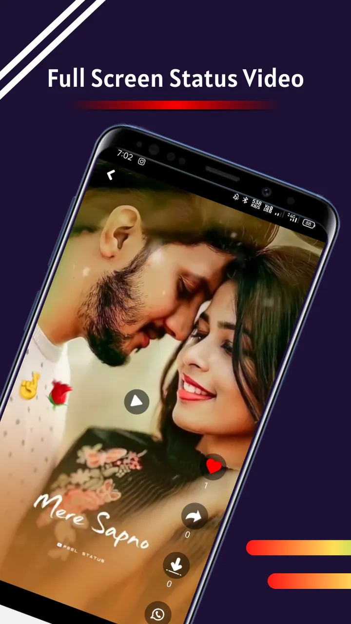 Hindi Love Video Status | Indus Appstore | Screenshot