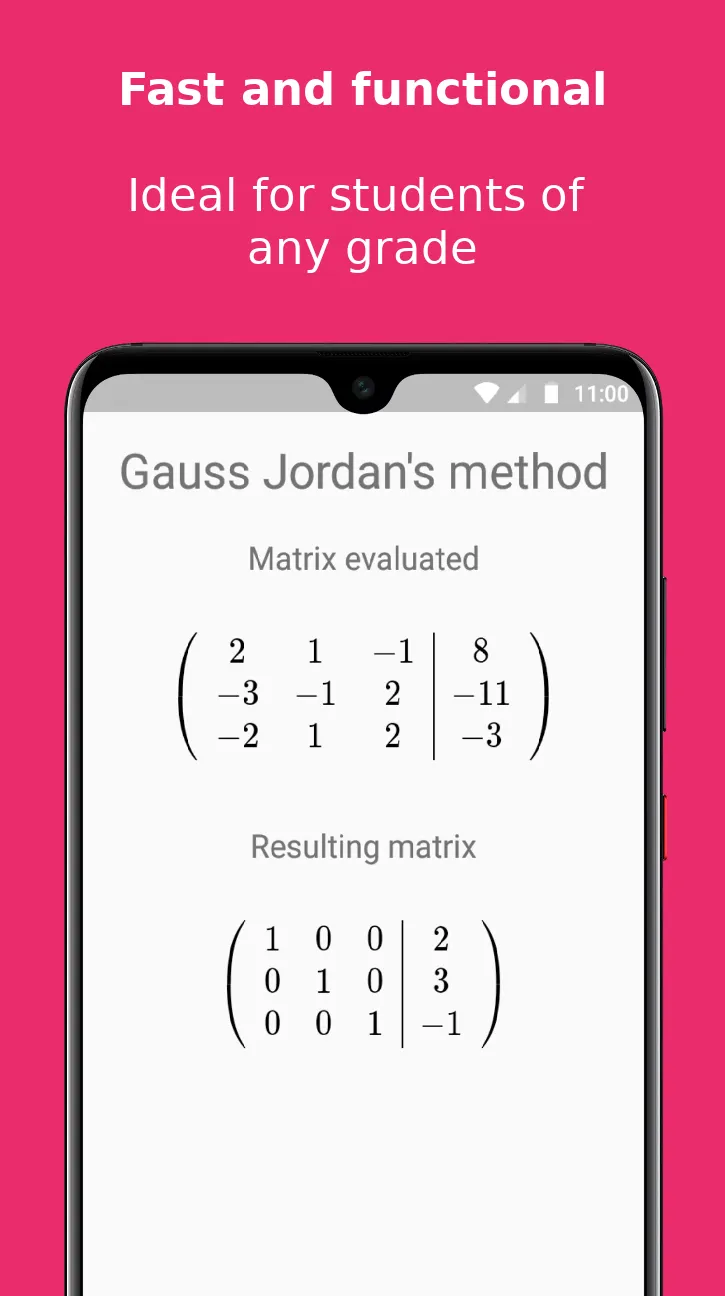 Gauss Jordan Solver | Indus Appstore | Screenshot