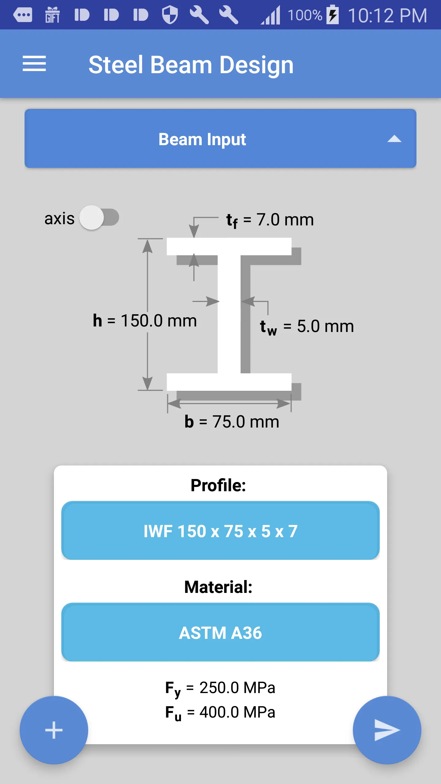 Steel Beam Design | Indus Appstore | Screenshot