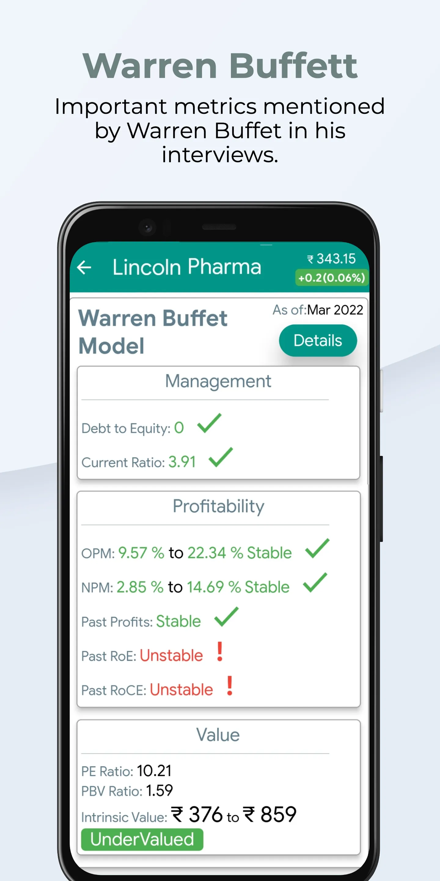 Stock Fundamental Analysis | Indus Appstore | Screenshot