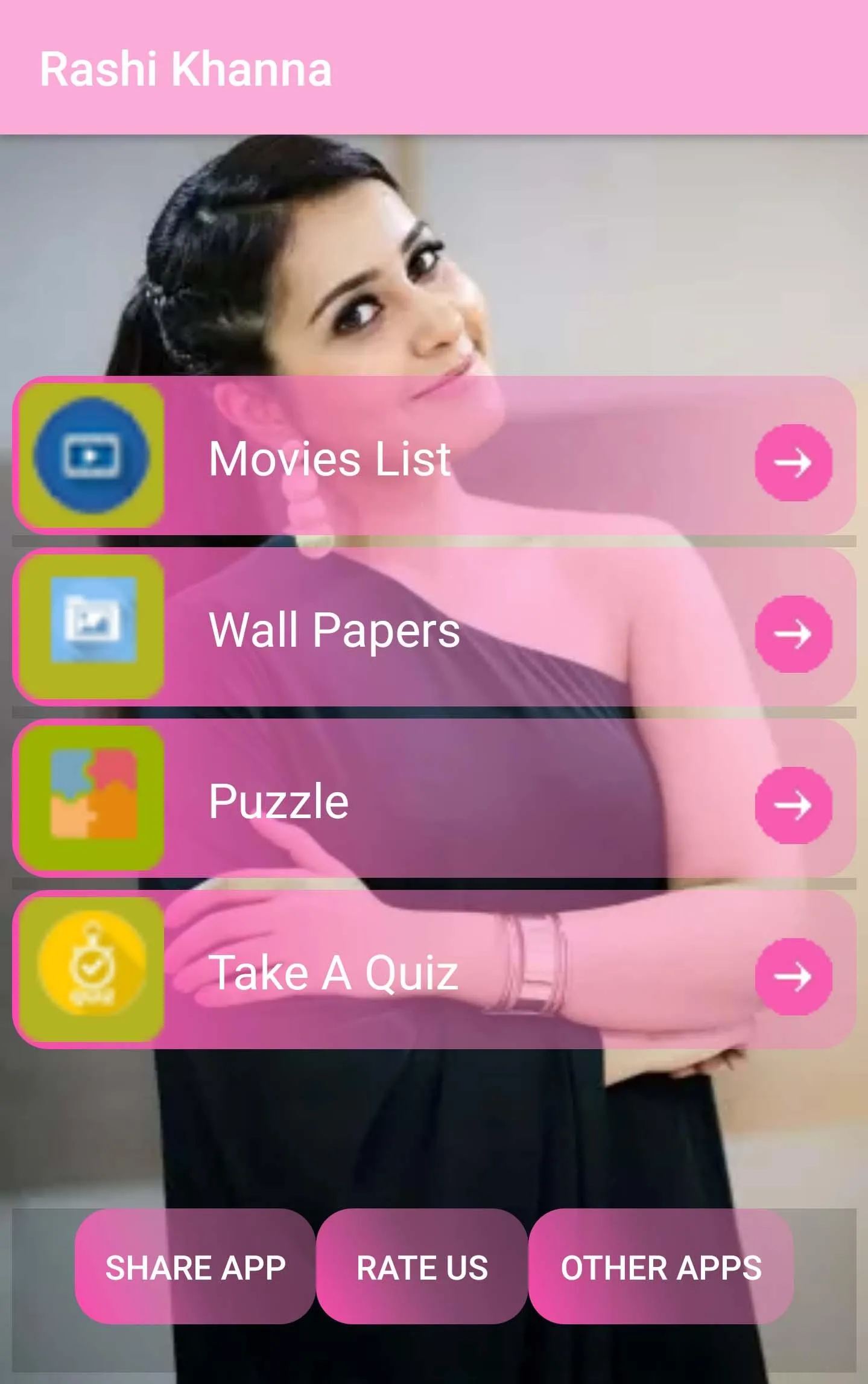 Rashi Khanna -Wallpapers,Movie | Indus Appstore | Screenshot