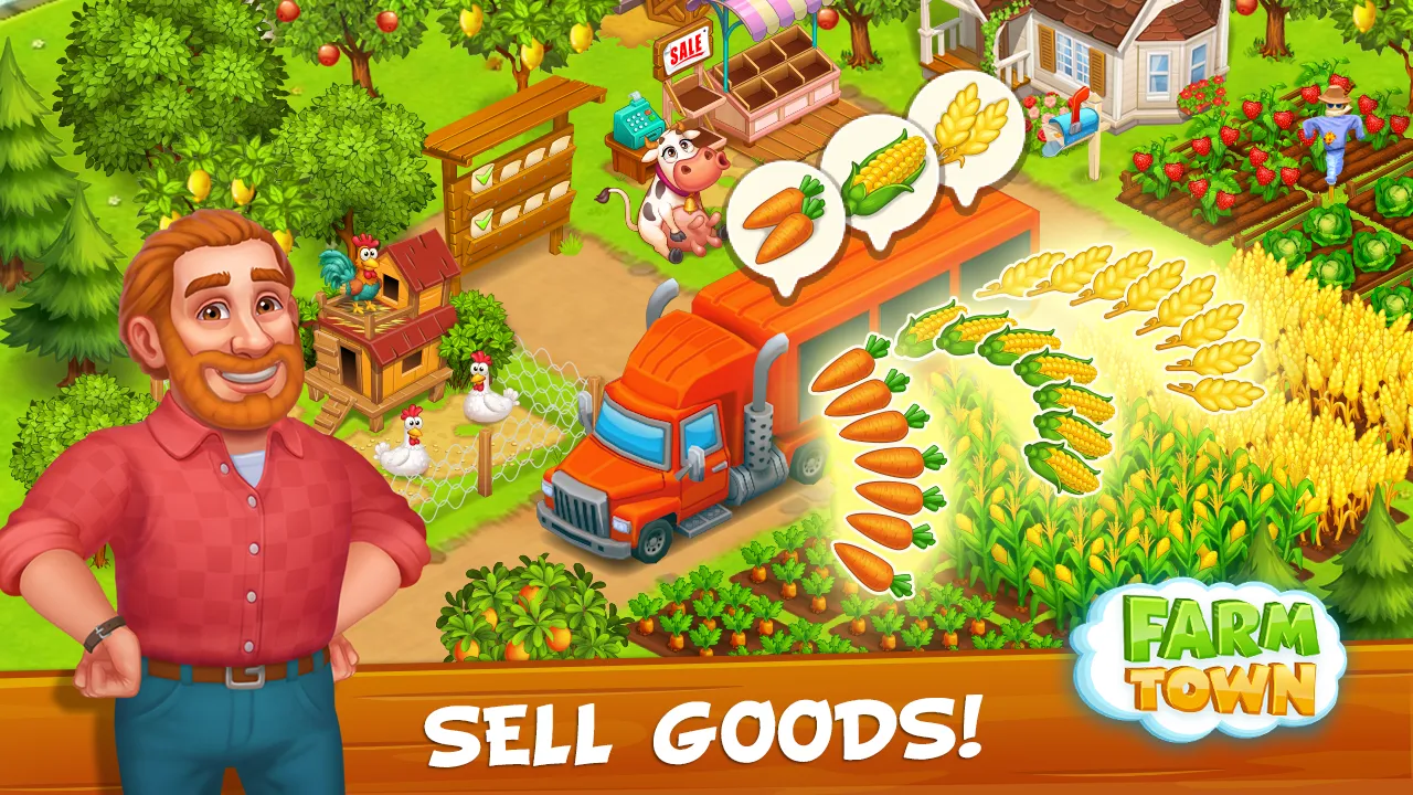 Farm Town - Family Farming Day | Indus Appstore | Screenshot