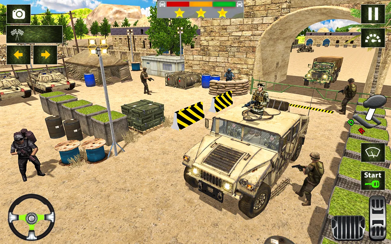 Army truck driving truck games | Indus Appstore | Screenshot