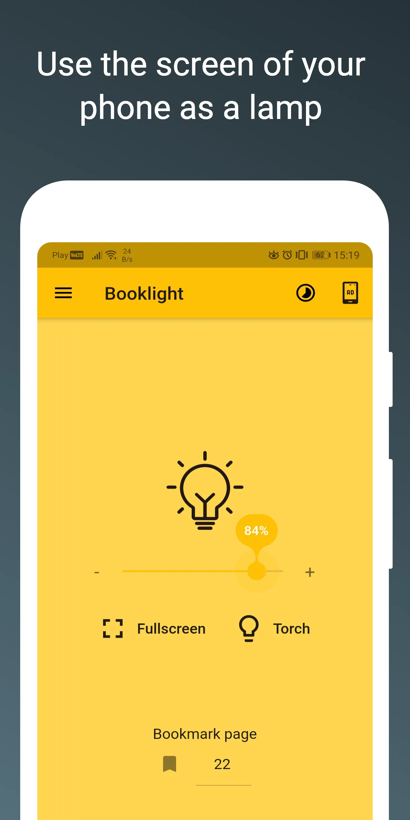 Booklight - screen night light | Indus Appstore | Screenshot