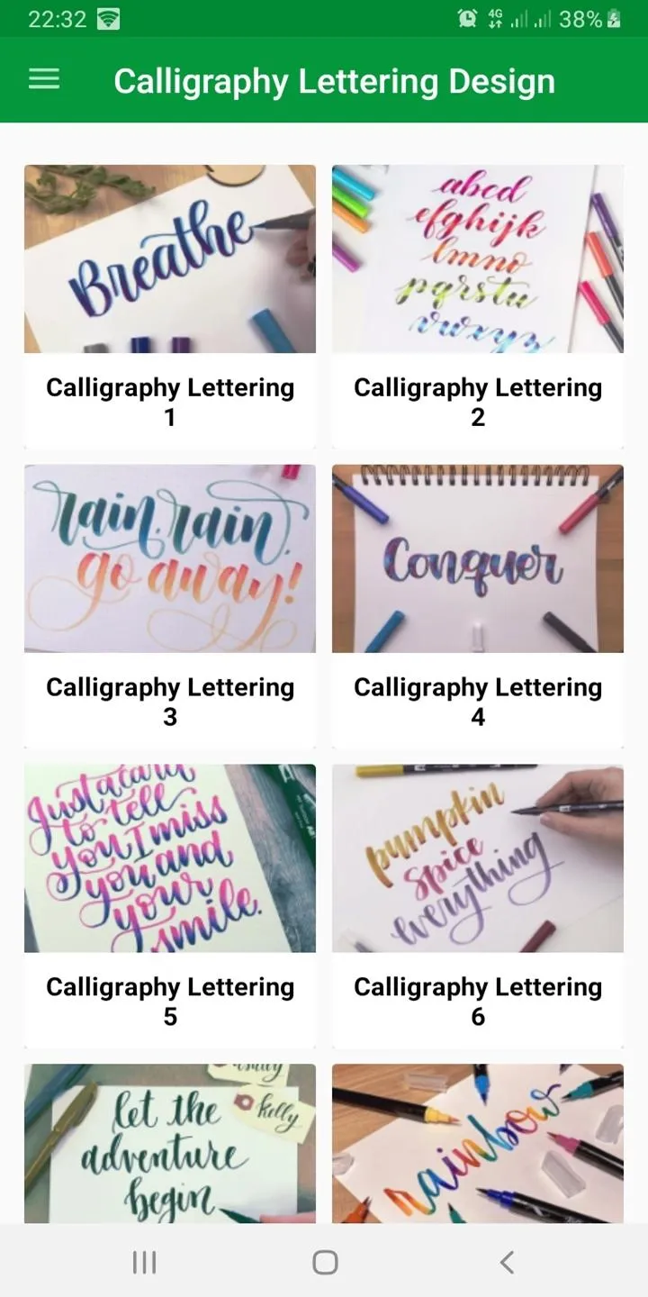 Calligraphy Lettering Design | Indus Appstore | Screenshot