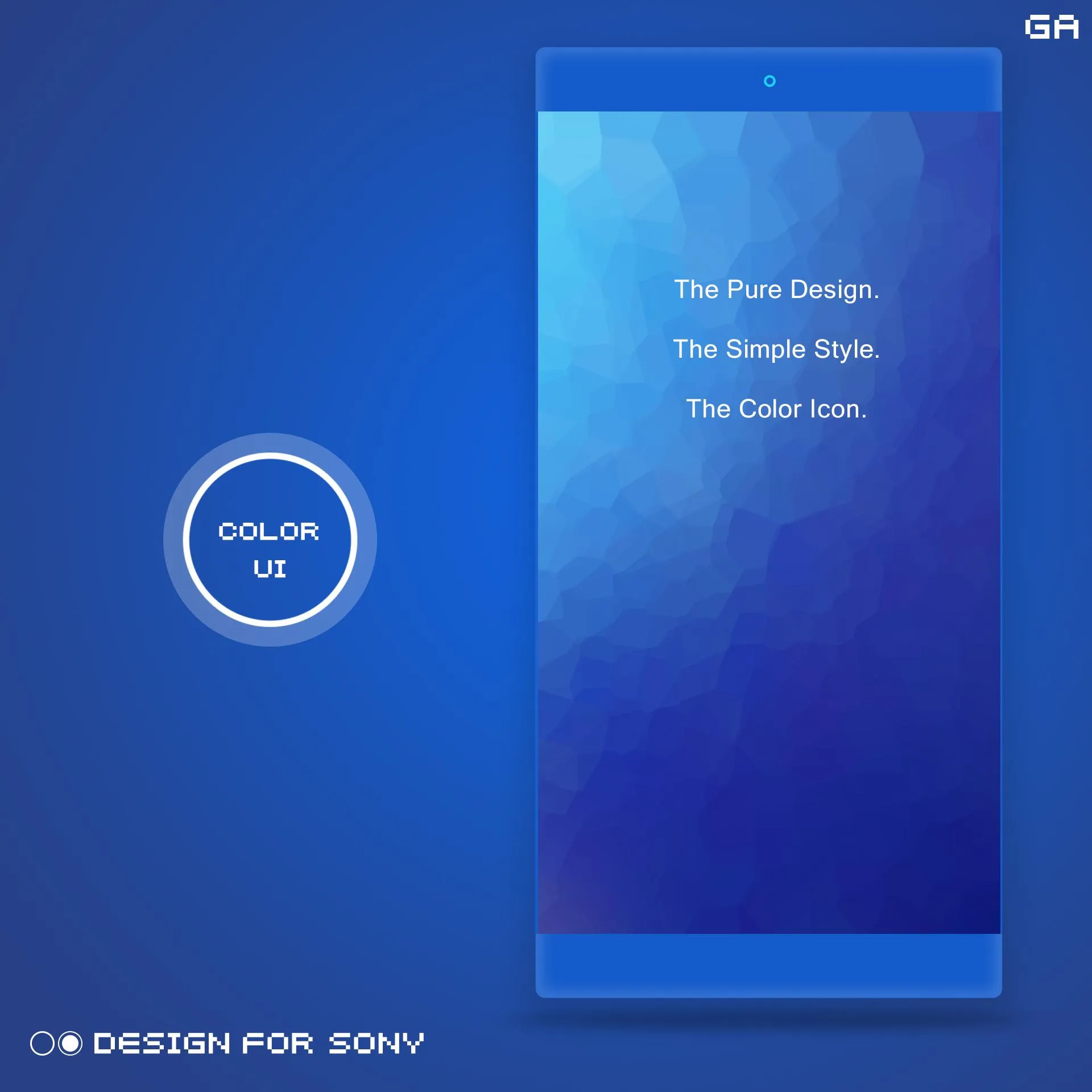 GALAXY XPERIA Theme |JUST BLUE | Indus Appstore | Screenshot