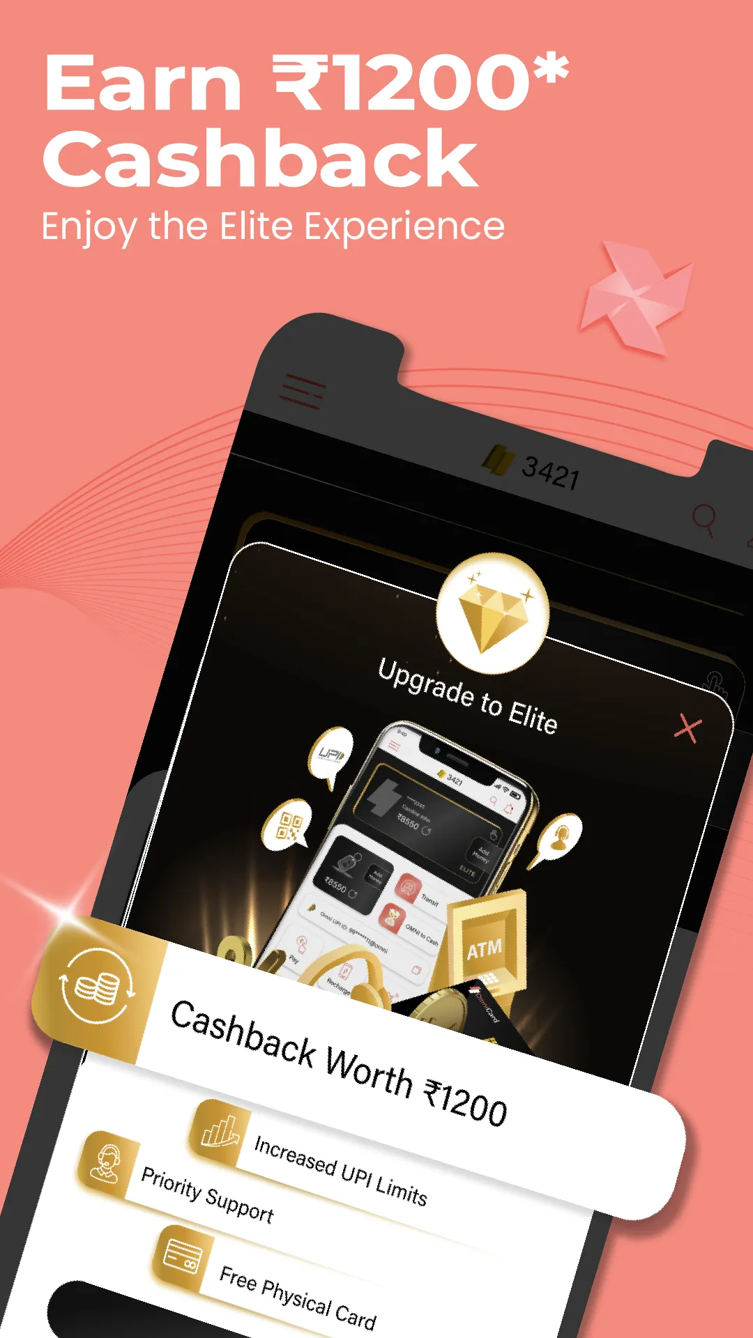 OmniCard: UPI, Card & Rewards | Indus Appstore | Screenshot