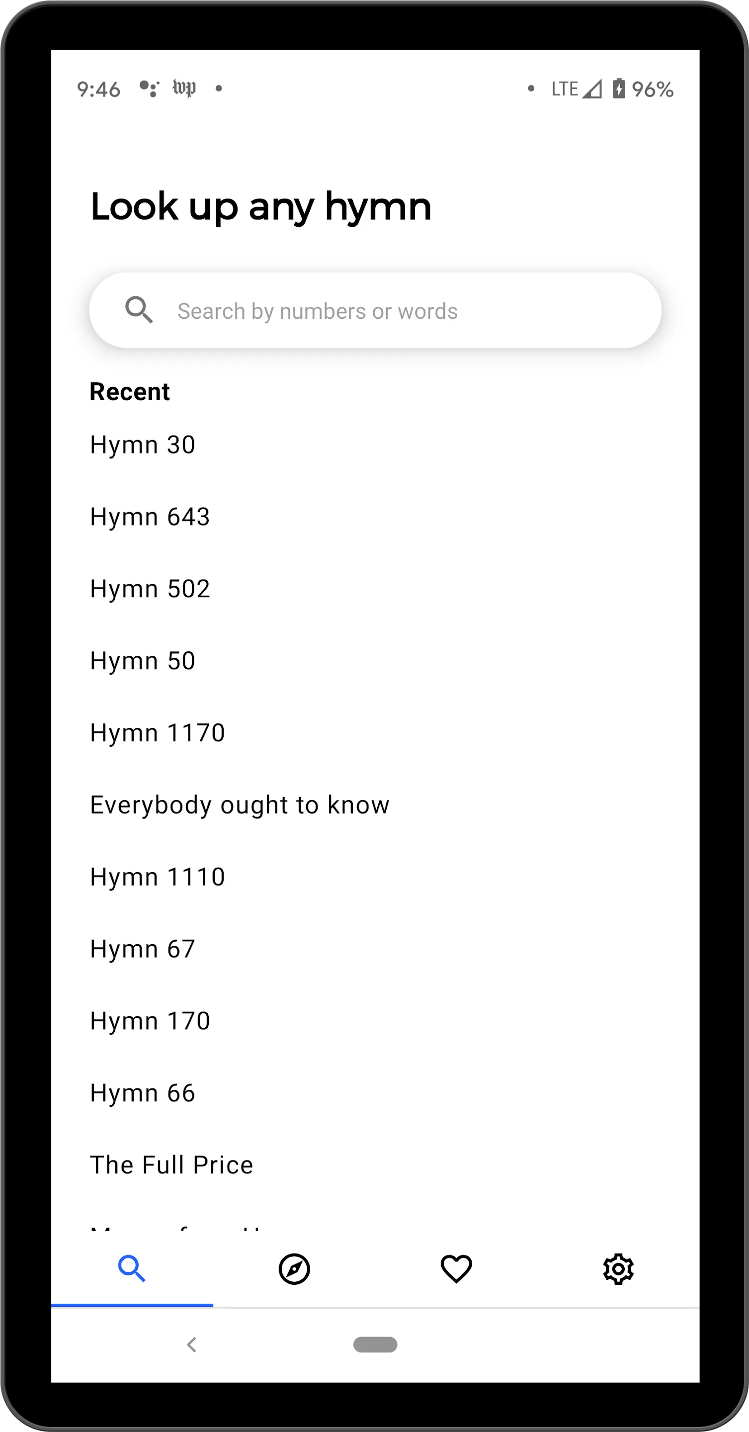 Hymns Mobile | Indus Appstore | Screenshot