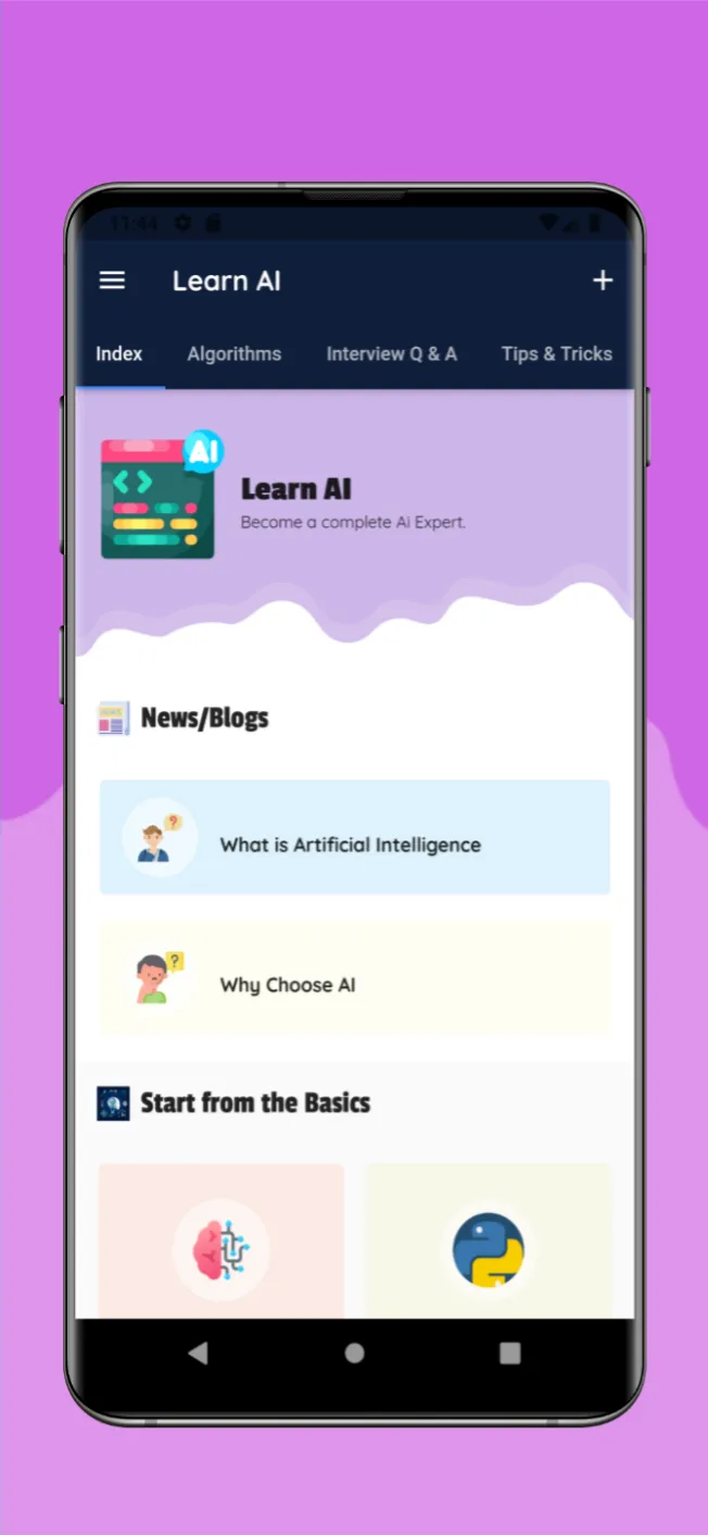 Learn Artificial Intelligence | Indus Appstore | Screenshot