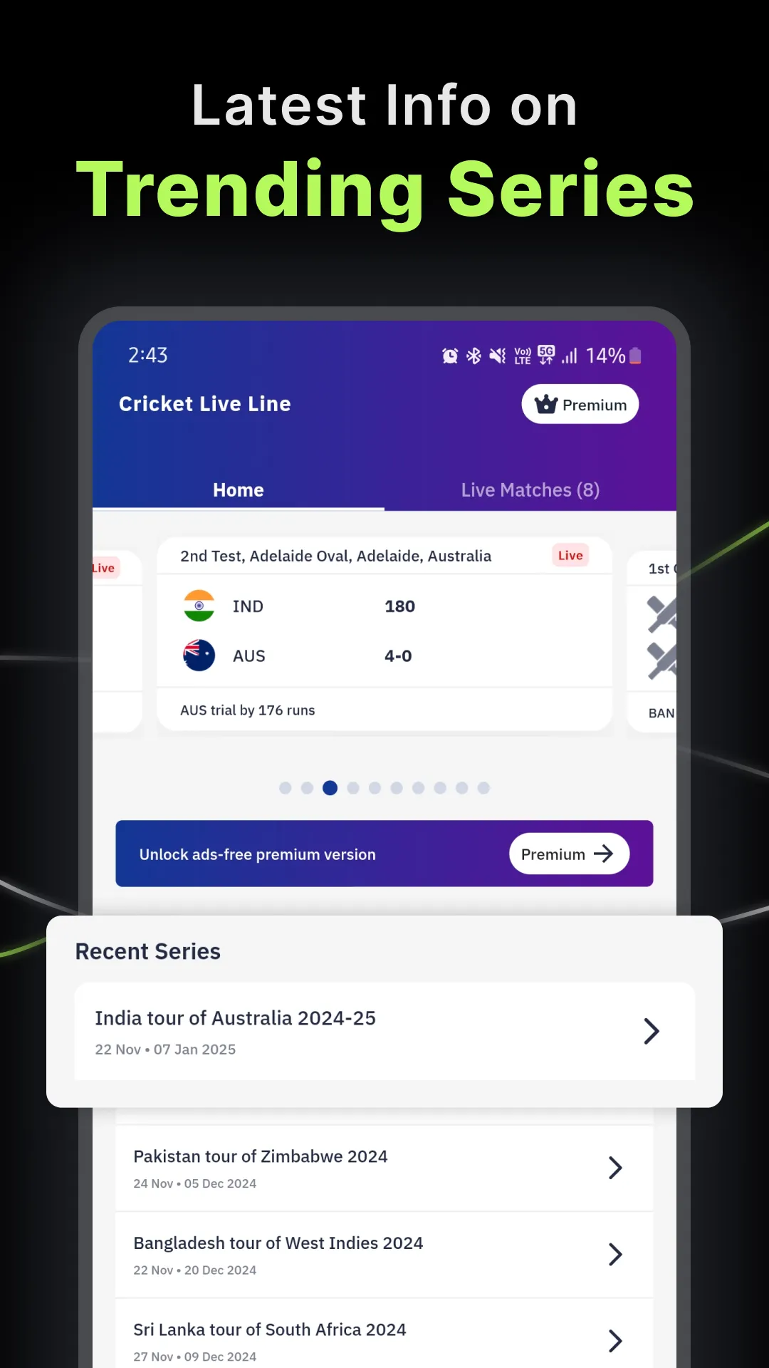 Cricket Live Score : Live Line | Indus Appstore | Screenshot