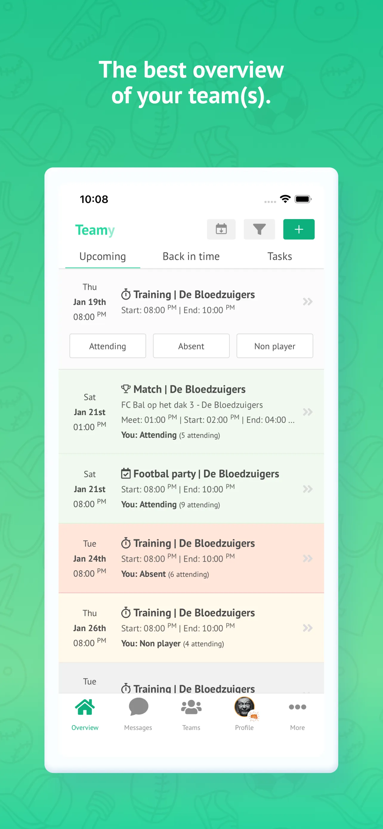 Teamy: app for sports teams | Indus Appstore | Screenshot