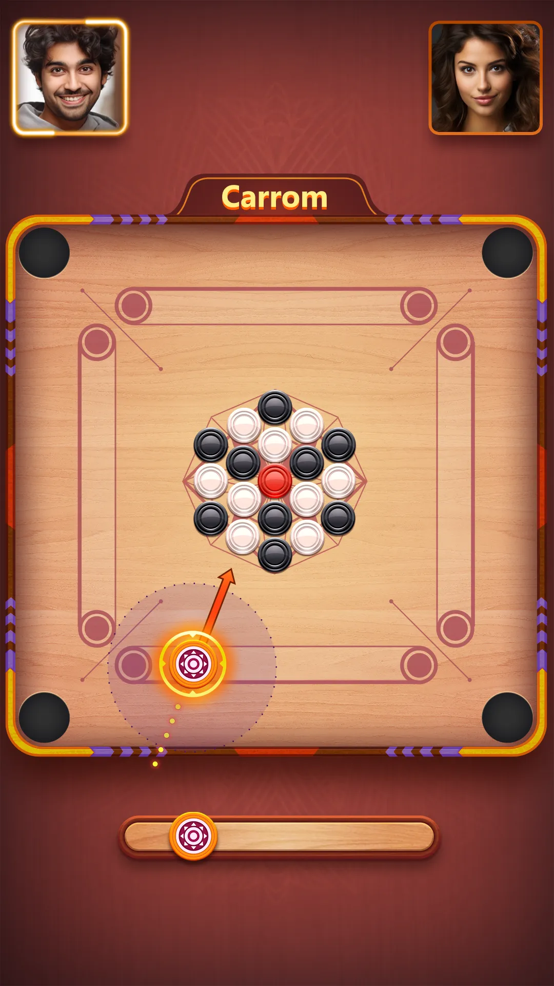 Carrom Plus-Disc Board Game | Indus Appstore | Screenshot