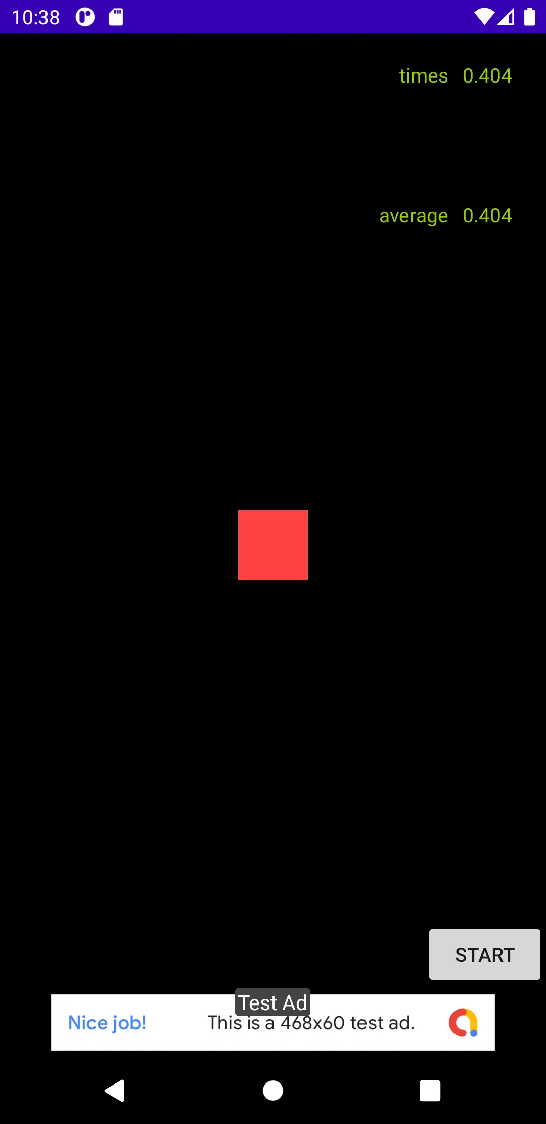 Reaction rate measurement | Indus Appstore | Screenshot