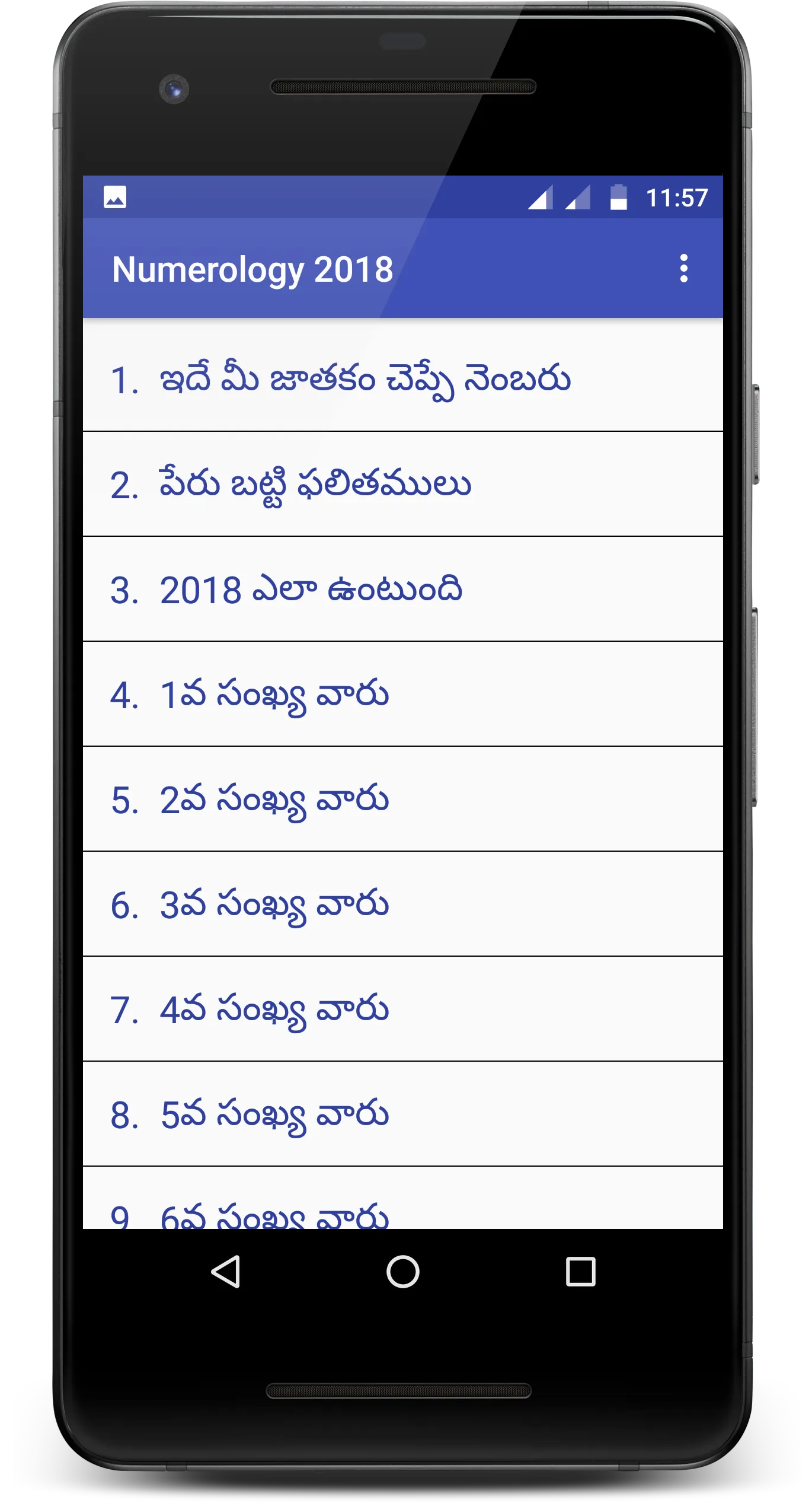 Numerology in Telugu | Indus Appstore | Screenshot