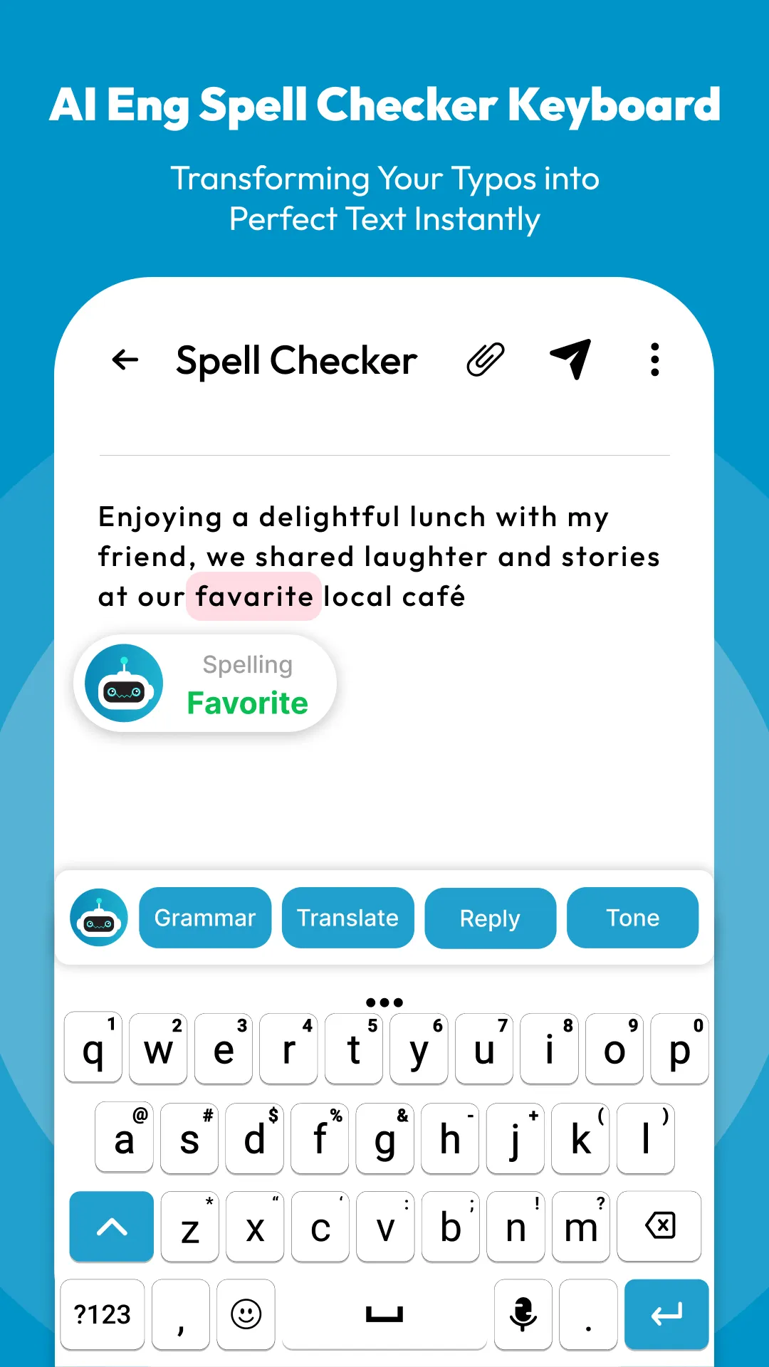 AI Eng Spell Checker Keyboard | Indus Appstore | Screenshot