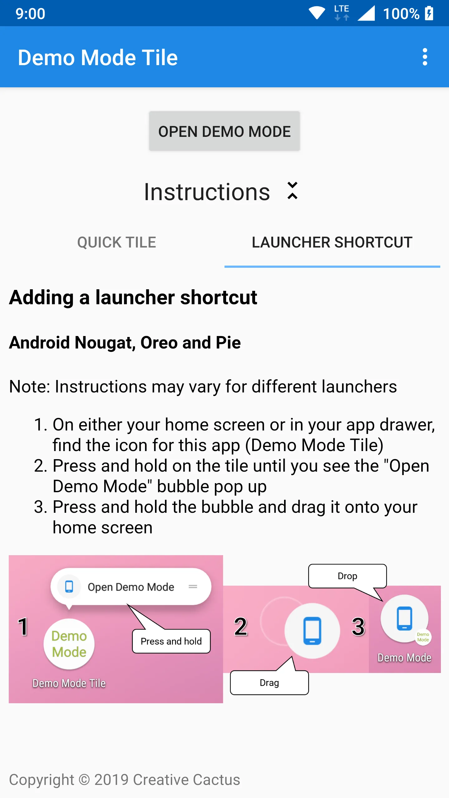 Demo Mode Tile | Indus Appstore | Screenshot