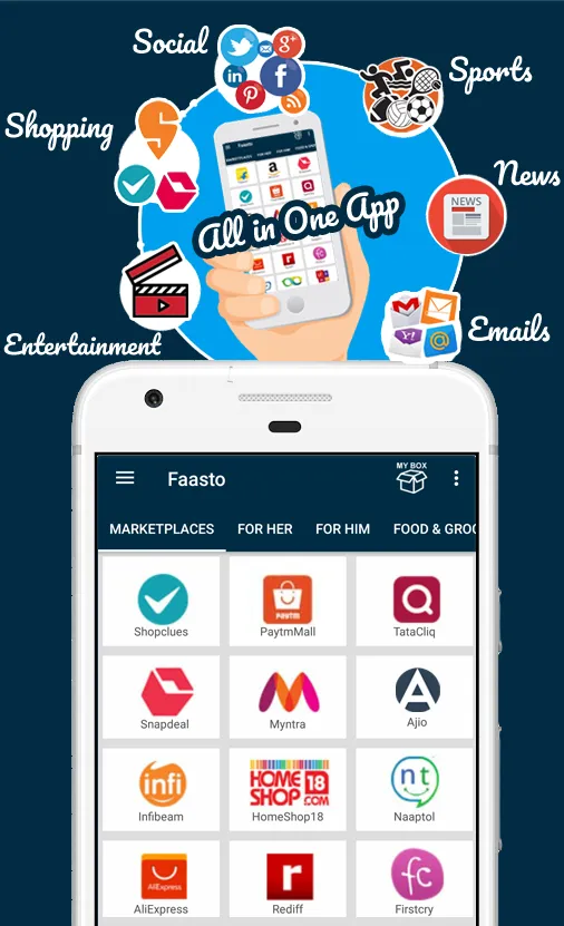 All Shopping Apps, Social & So | Indus Appstore | Screenshot