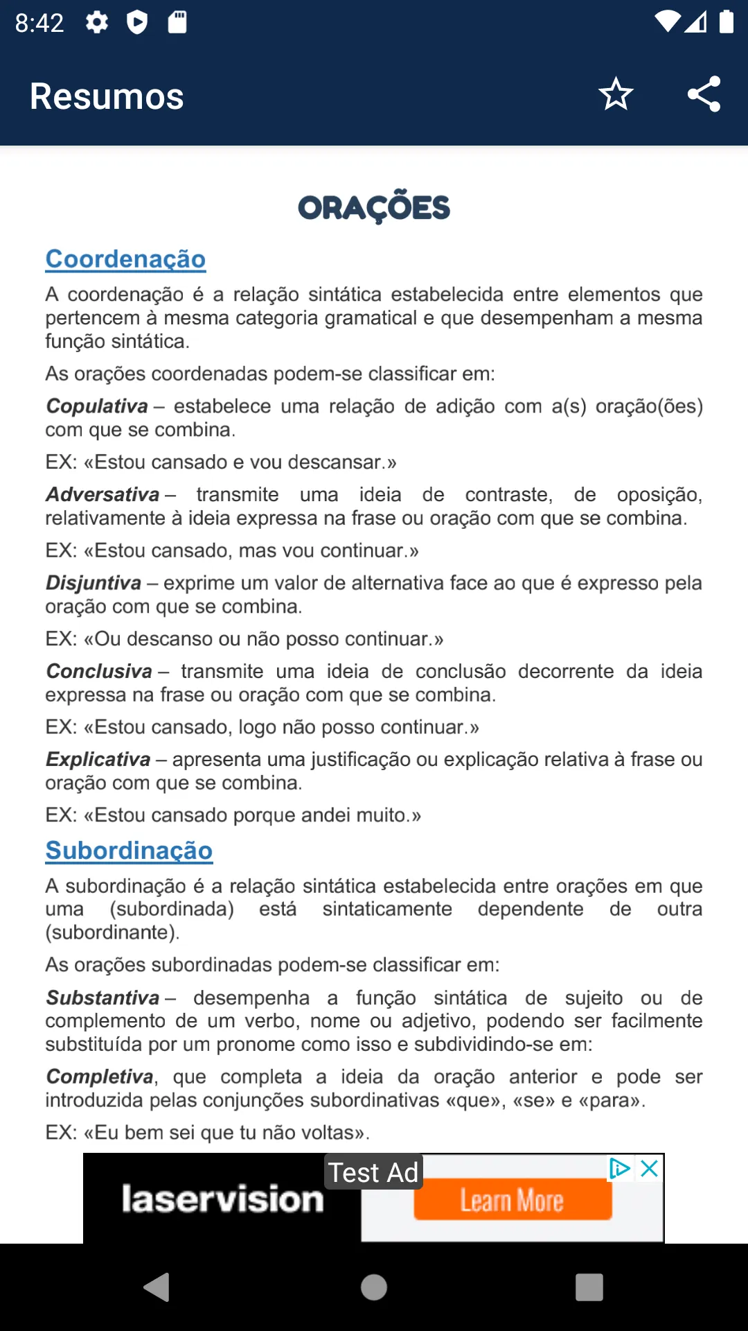 Resumos | Indus Appstore | Screenshot