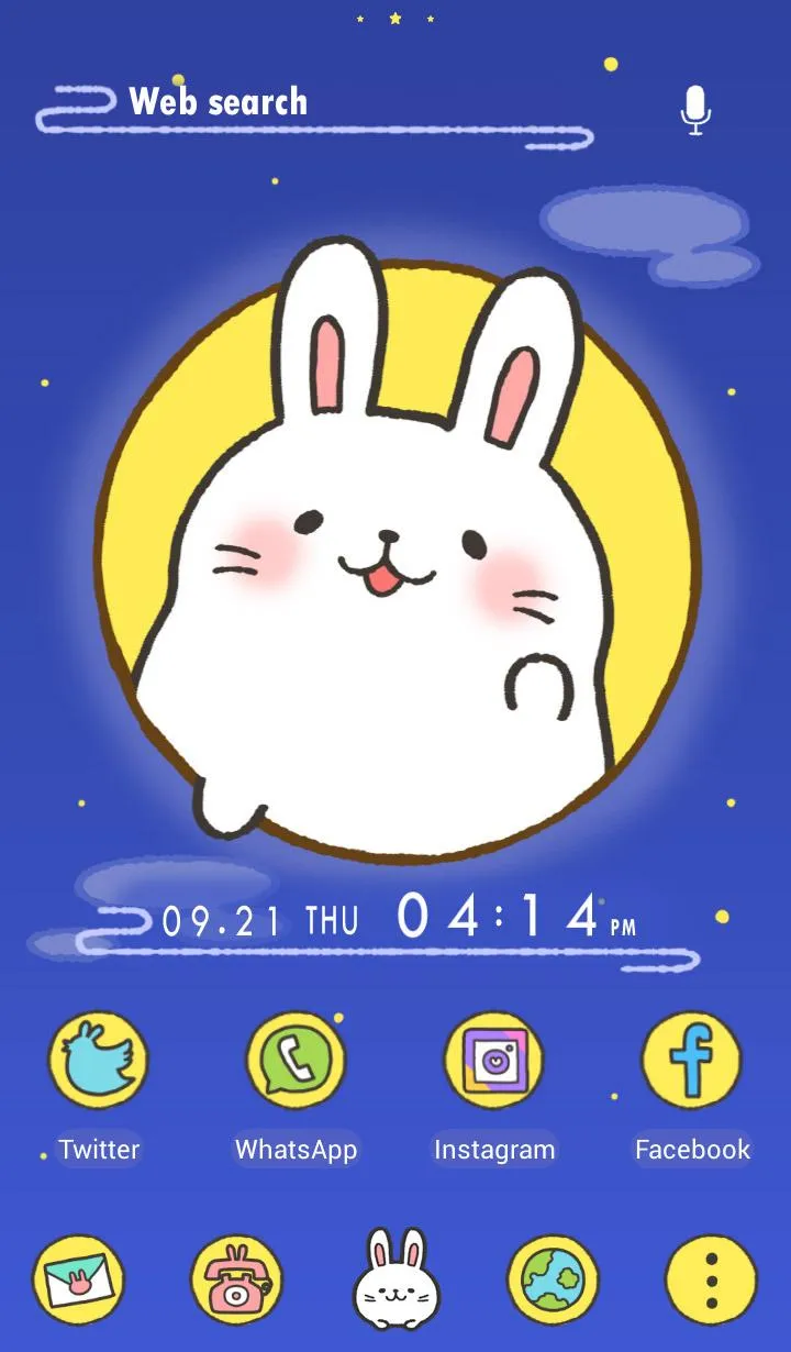 Moon Rabbit Theme | Indus Appstore | Screenshot