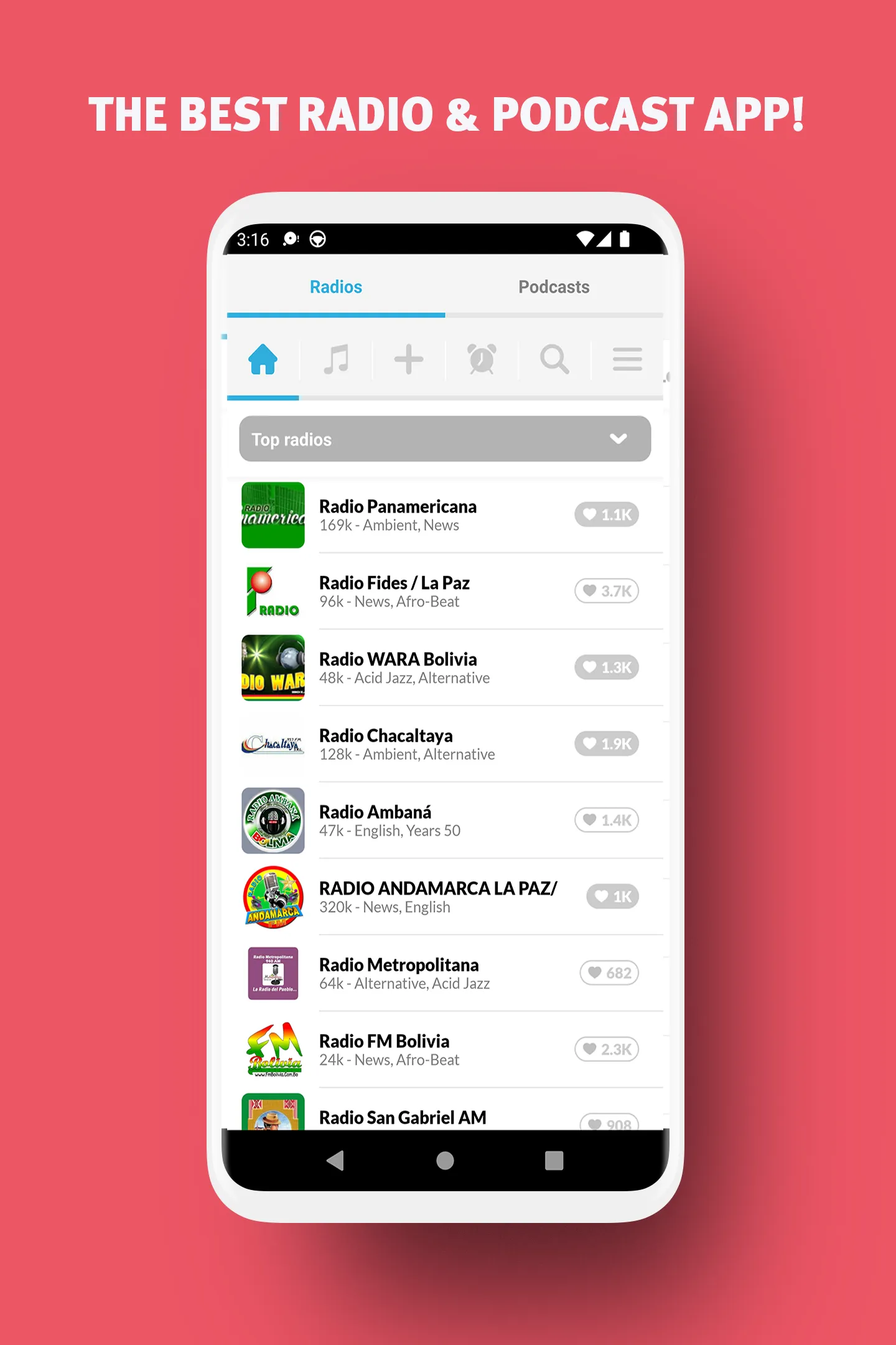 Radio Bolivia - Radio FM | Indus Appstore | Screenshot