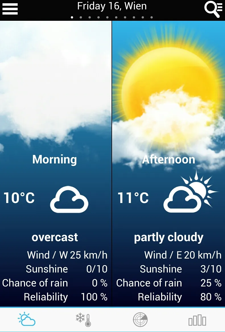 Weather for Belgium + World | Indus Appstore | Screenshot