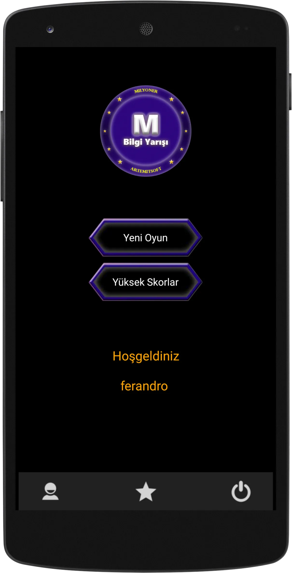 Milyoner Bilgi Yarışması | Indus Appstore | Screenshot