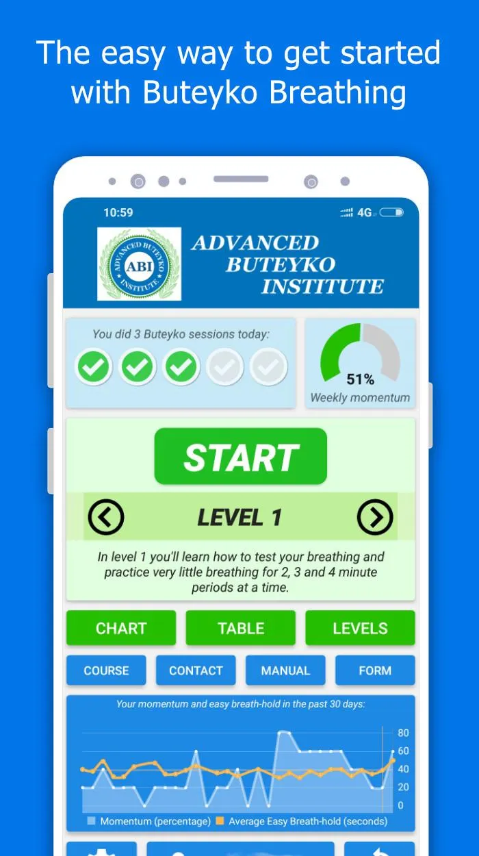 Advanced Buteyko | Indus Appstore | Screenshot