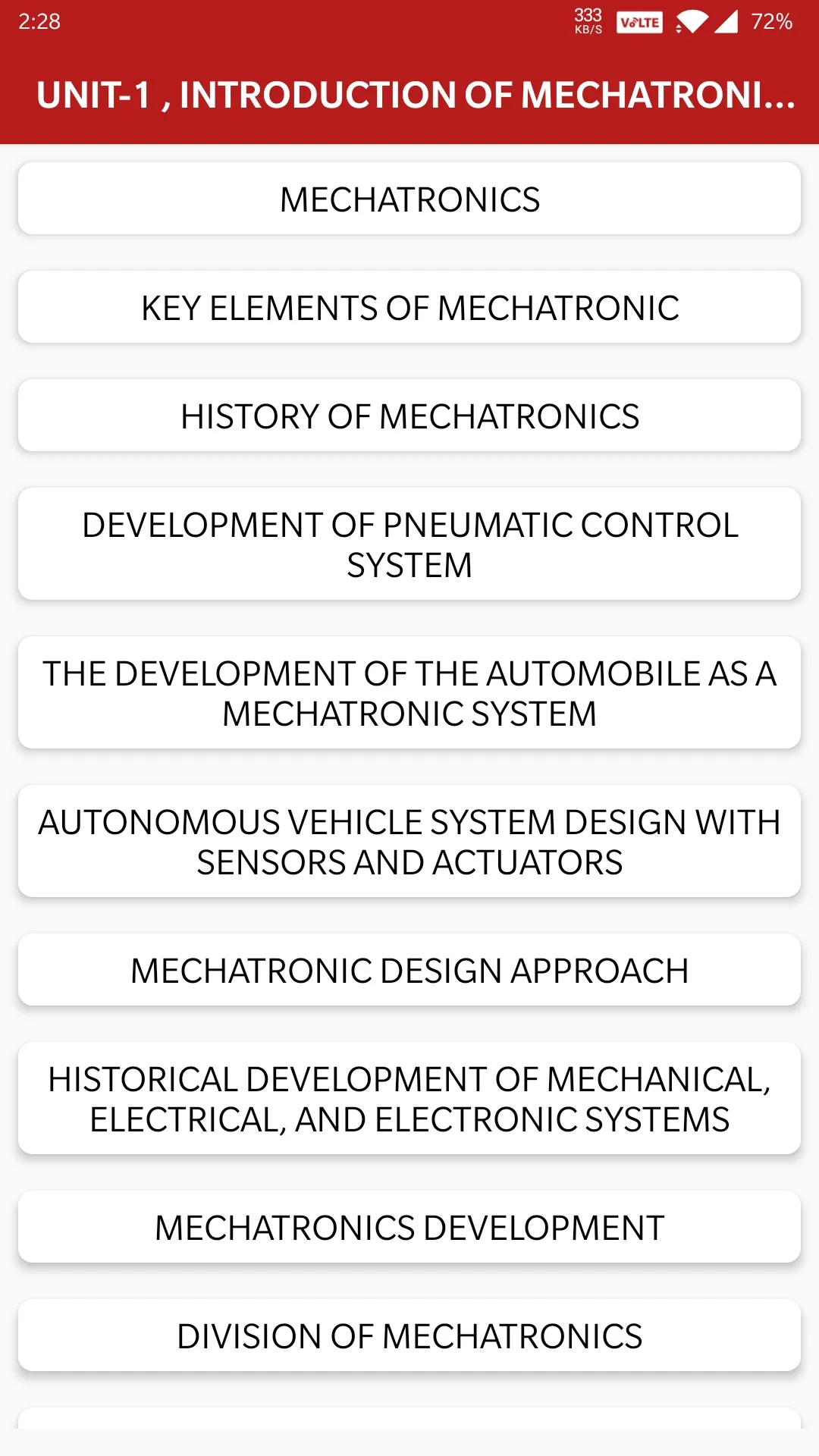 Mechatronics Engineering | Indus Appstore | Screenshot