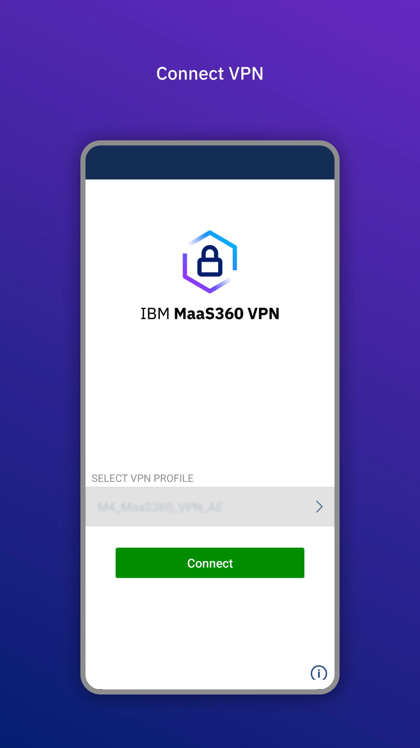 IBM MaaS360 VPN | Indus Appstore | Screenshot