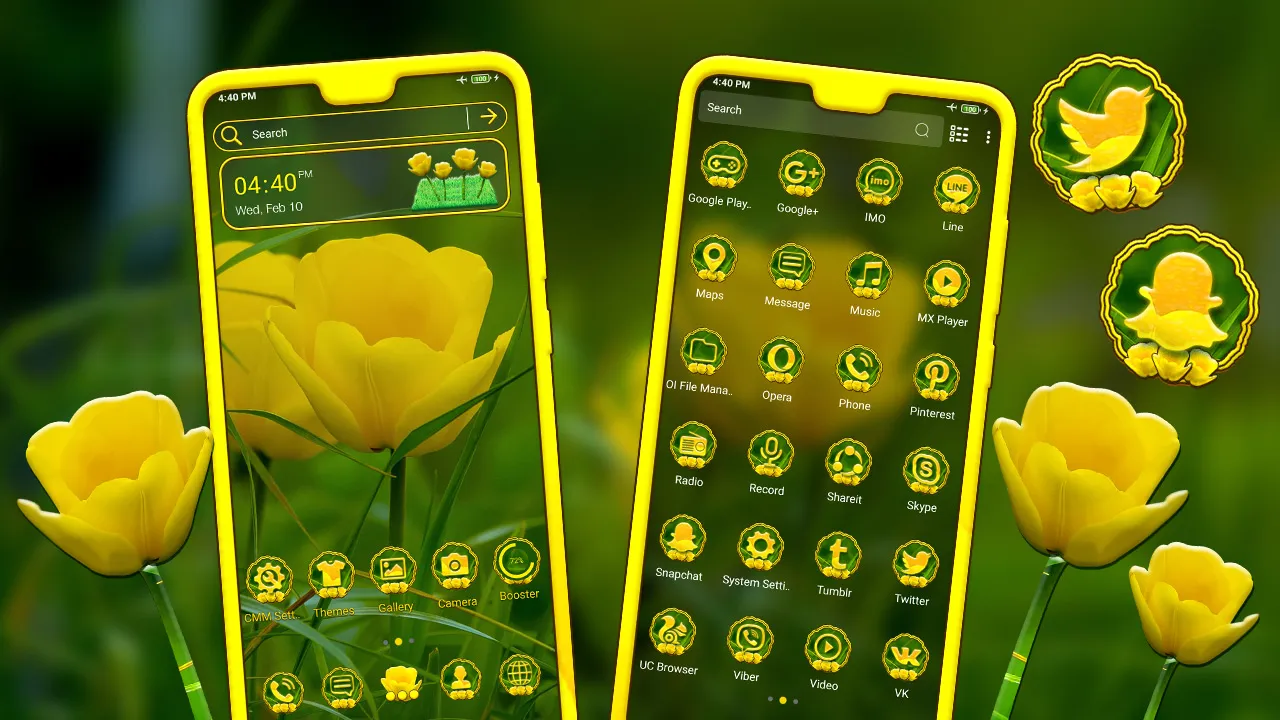 Yellow Tulip Theme | Indus Appstore | Screenshot