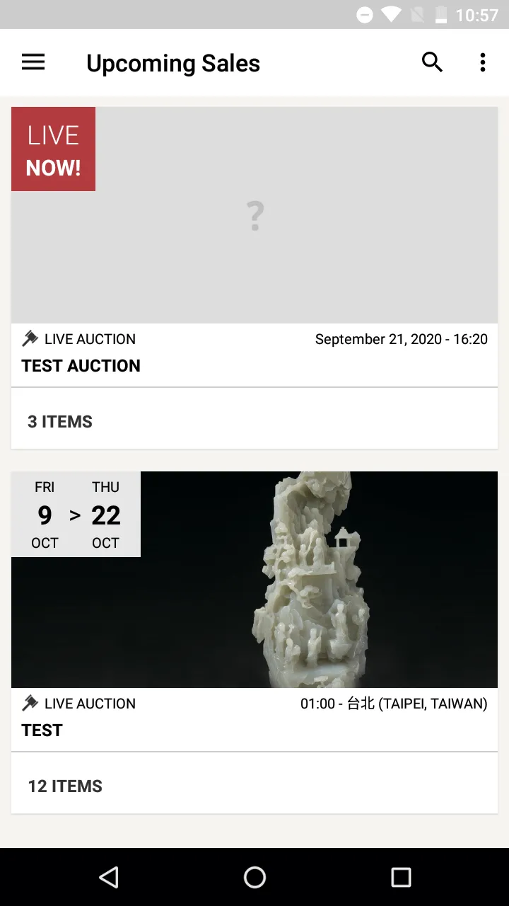 Yu Jen Auctions 宇珍 | Indus Appstore | Screenshot