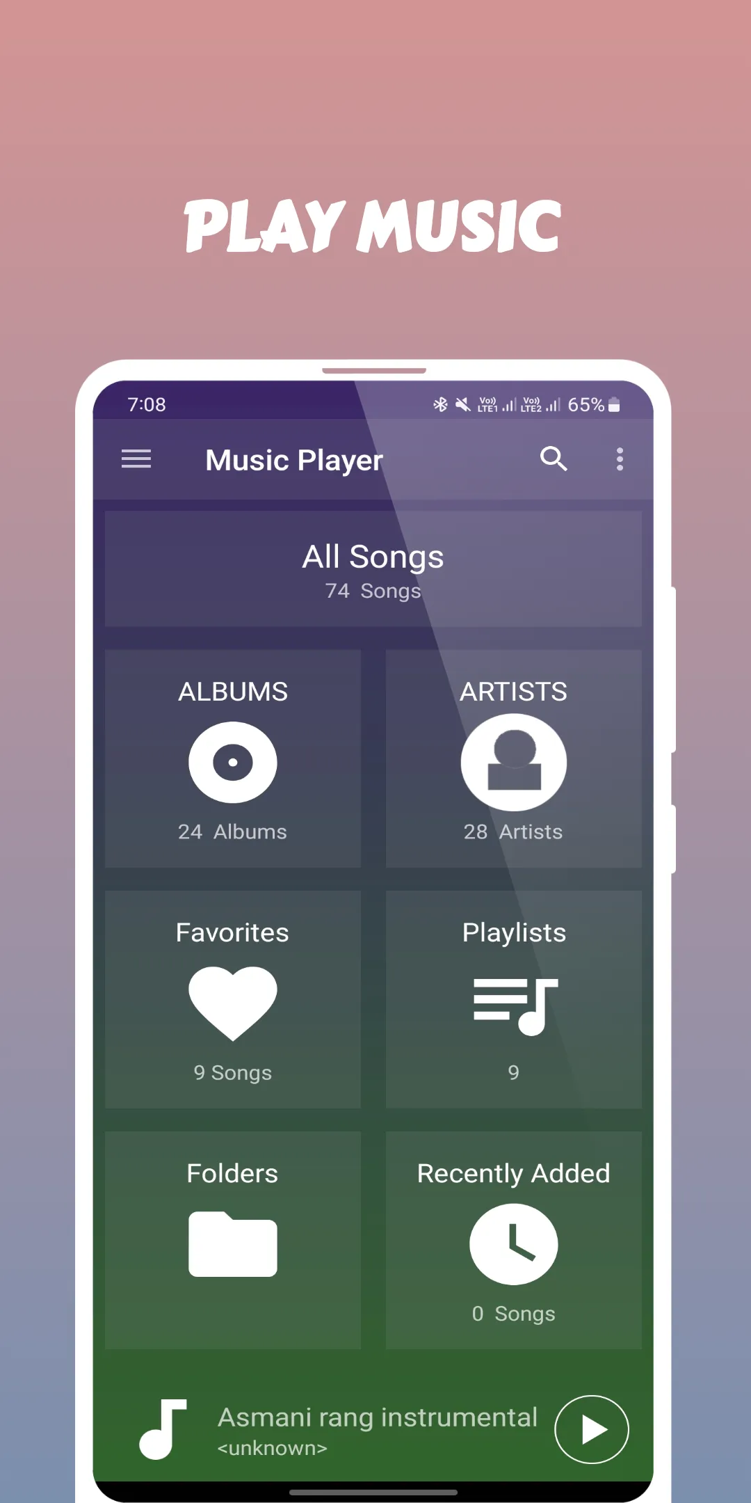 Music Player | Indus Appstore | Screenshot