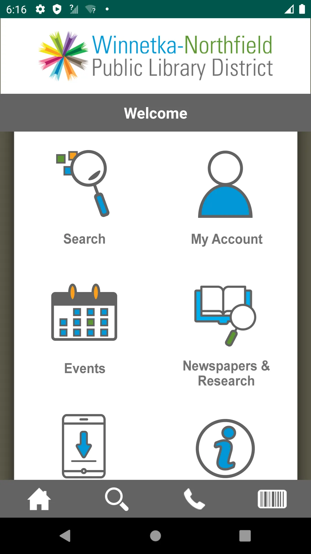 Winnetka-Northfield Public Lib | Indus Appstore | Screenshot