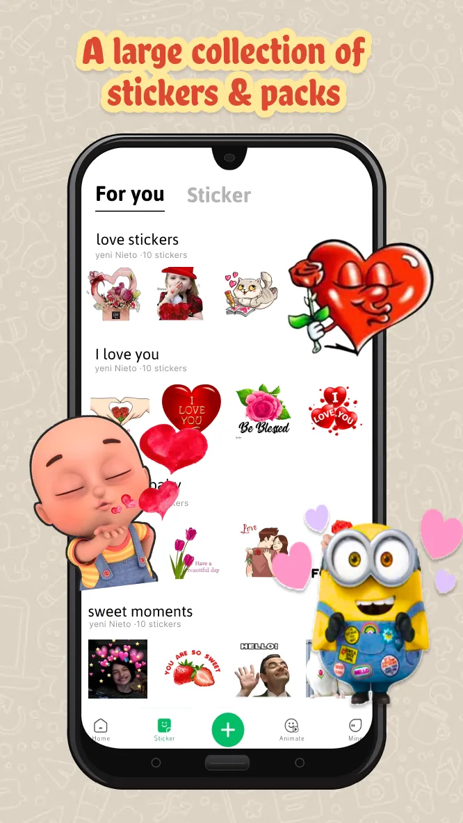 HD Sticker&Pack WAStickersApps | Indus Appstore | Screenshot