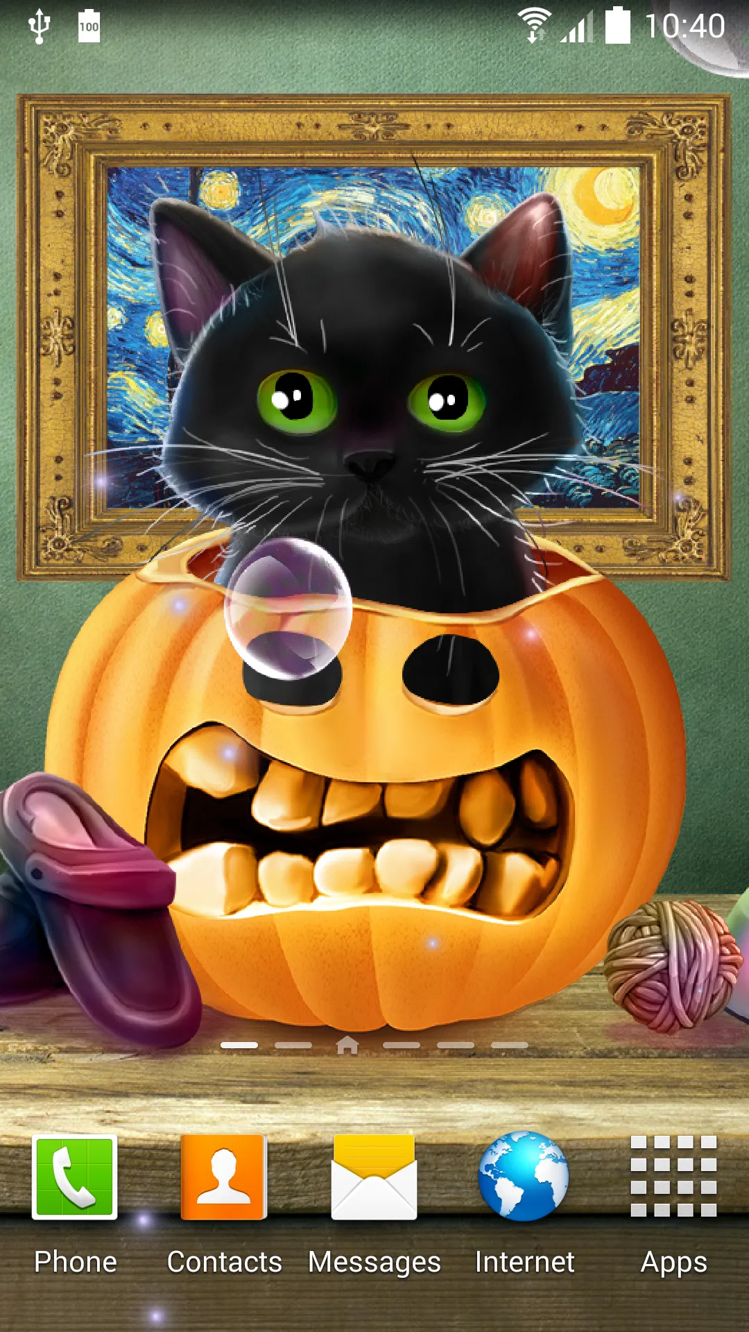 Cute Halloween Live Wallpaper | Indus Appstore | Screenshot