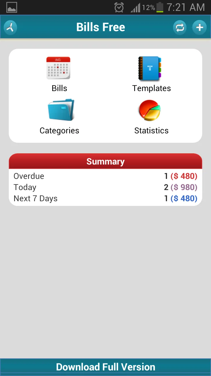 Bills Free - Expense & Invoice | Indus Appstore | Screenshot