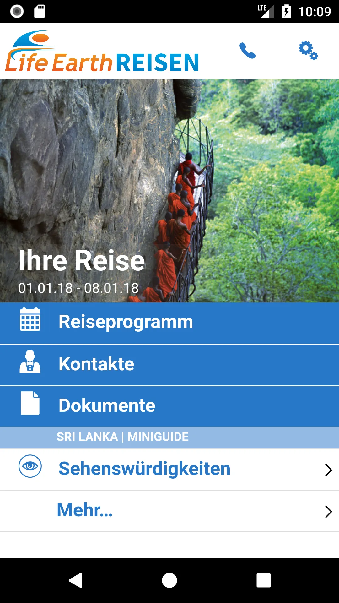 Life Earth Reisen | Indus Appstore | Screenshot