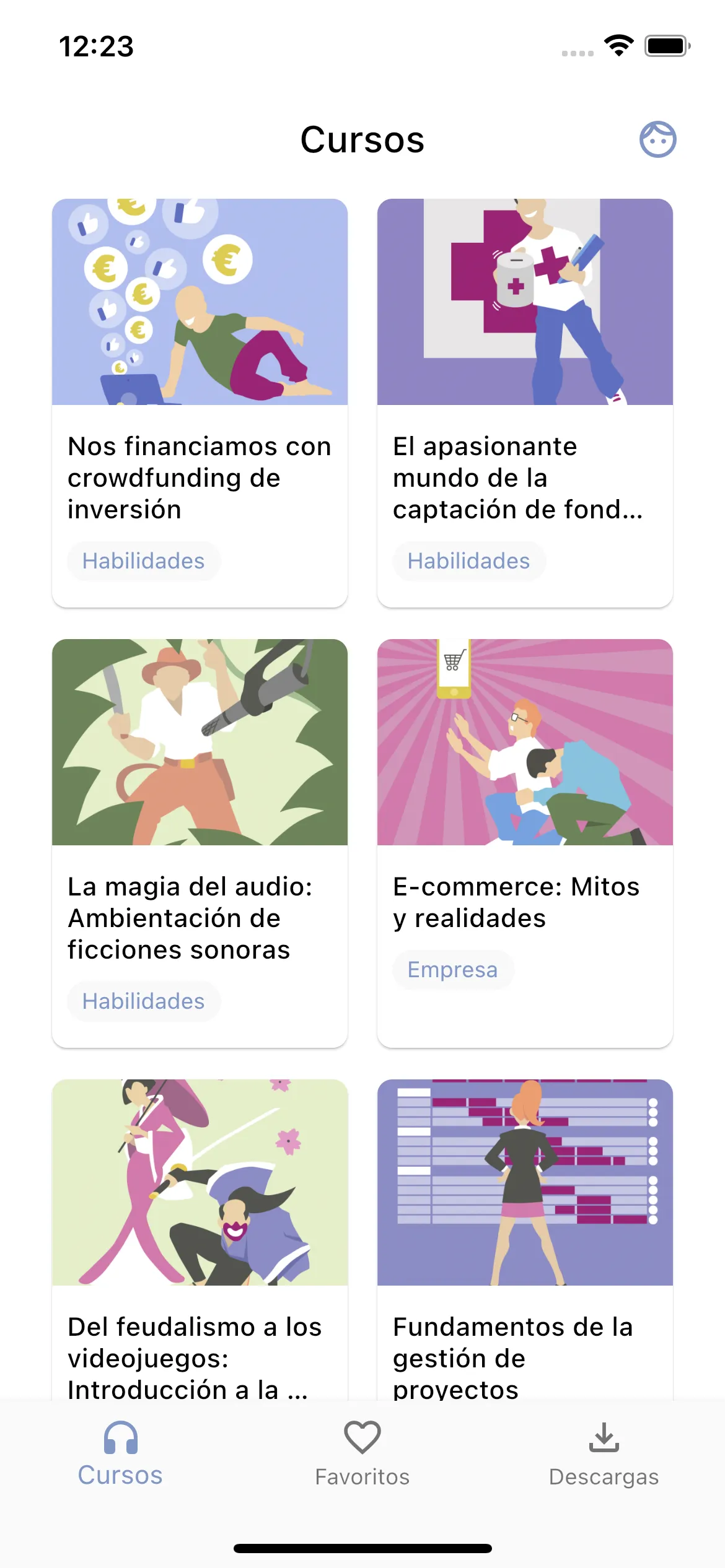 AudioCursos | Indus Appstore | Screenshot