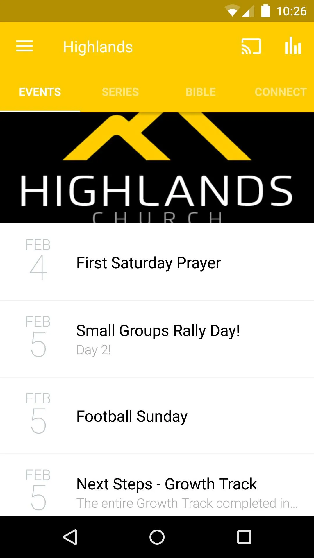 Highlands Church | Indus Appstore | Screenshot