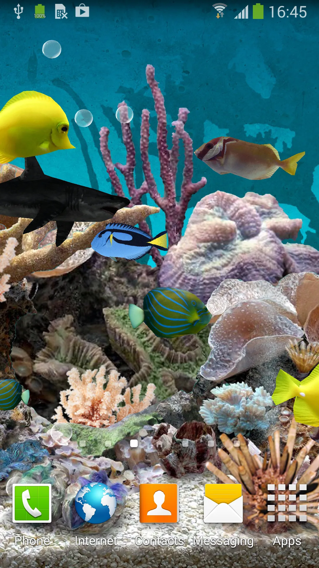 3D Aquarium Live Wallpaper | Indus Appstore | Screenshot