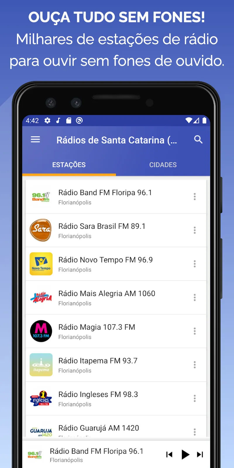 Rádios de Santa Catarina AM/FM | Indus Appstore | Screenshot