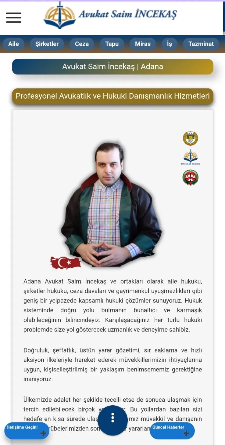 Avukat Saim İncekaş | Indus Appstore | Screenshot