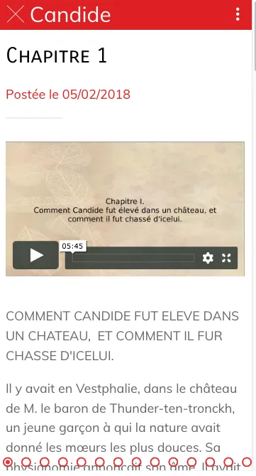 Candide, Voltaire (French) | Indus Appstore | Screenshot